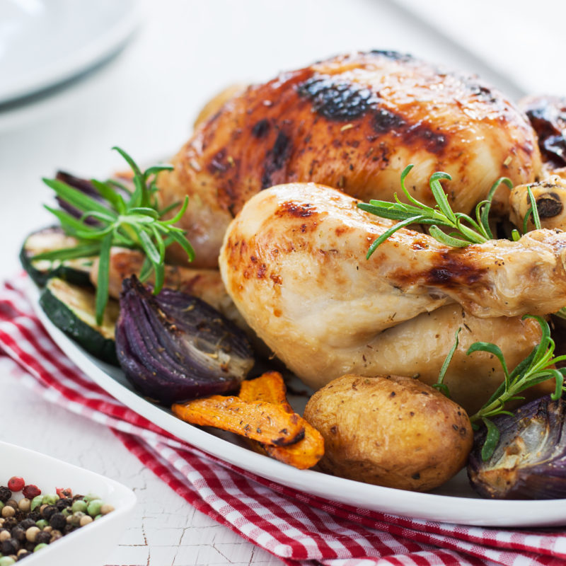 Poulet Fermier Rôti au Feu de Bois Livraison Gratuite Marseille